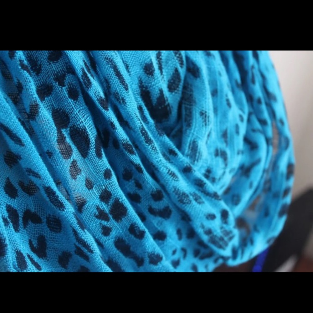 Cheetah print infinity scarf
